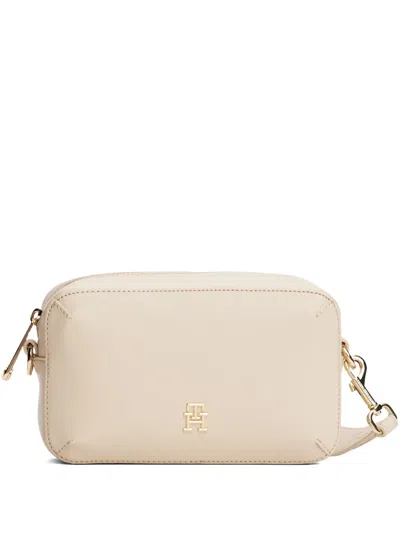 Tommy Hilfiger Logo-detail Cross Boby Bag In Metallic