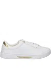 Tommy Hilfiger Logo-detail Leather Sneakers In White