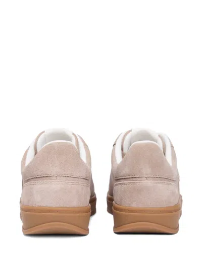 Tommy Hilfiger Logo-detail Low-top Sneakers In Neutral