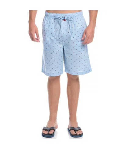 Tommy Hilfiger Logo Detail Shorts In Blue