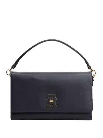 Tommy Hilfiger Logo-detail Shoulder Bag In Blue