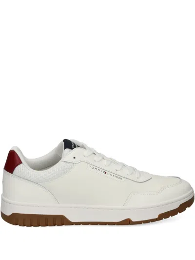 Tommy Hilfiger Logo-detail Sneakers In White