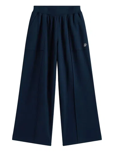 Tommy Hilfiger Logo-detail Trousers In Blue