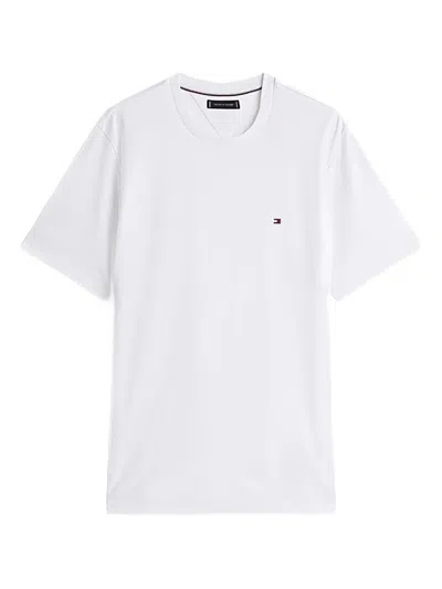 Tommy Hilfiger Logo-detailed T-shirt In White