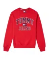 Tommy Hilfiger Logo Details Sweater In Red