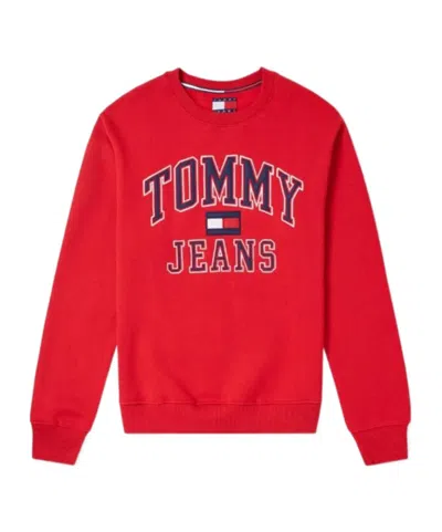Tommy Hilfiger Logo Details Sweater In Red