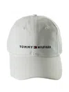 Tommy Hilfiger Logo-embroidered Cap In Gray