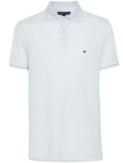 Tommy Hilfiger Poloshirt Mit Logo-stickerei In Beige