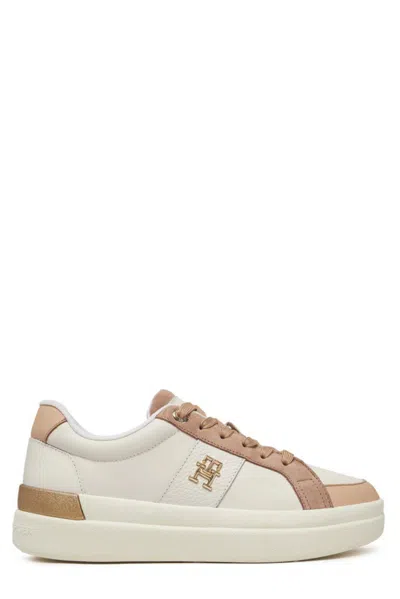 Tommy Hilfiger Logo-embroidered Court Trainers In Multi