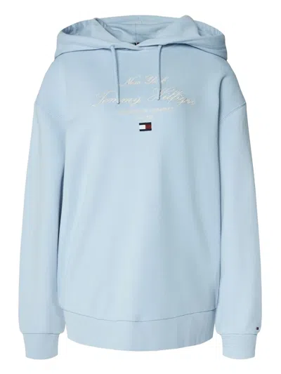 Tommy Hilfiger Knitwear Hood Ribbed Cuffs In Blue