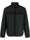 Tommy Hilfiger Logo-embroidered Padded Jacket In Black