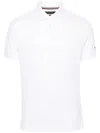 Tommy Hilfiger Logo-embroidered Piqué Polo Shirt In White