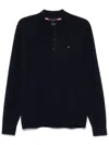 Tommy Hilfiger Logo-embroidered Polo Shirt In Blue