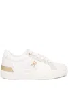 Tommy Hilfiger Logo-embroidered Sneakers In White
