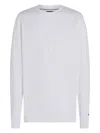 Tommy Hilfiger Logo-embroidered Sweatshirt In White