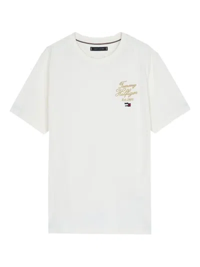 Tommy Hilfiger Logo-embroidered T-shirt