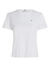 Tommy Hilfiger Slim Slub Crew Neck Short Sleeves
