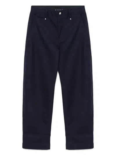 Tommy Hilfiger Logo-embroidered Trousers In Multicolor
