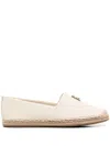 Tommy Hilfiger Logo Espadrilles In Neutrals