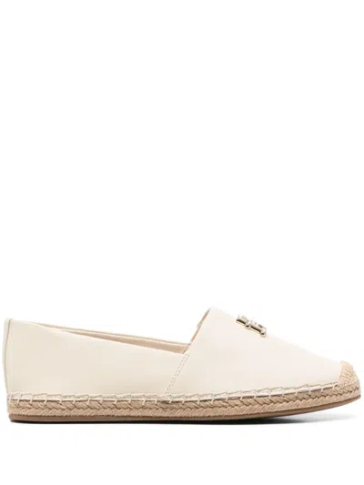 Tommy Hilfiger Logo Espadrilles In Neutrals