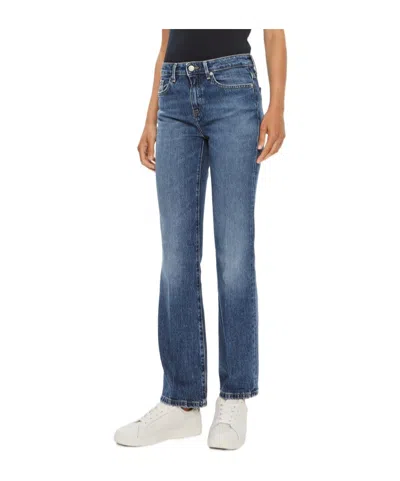 Tommy Hilfiger Logo Jeans In Blue