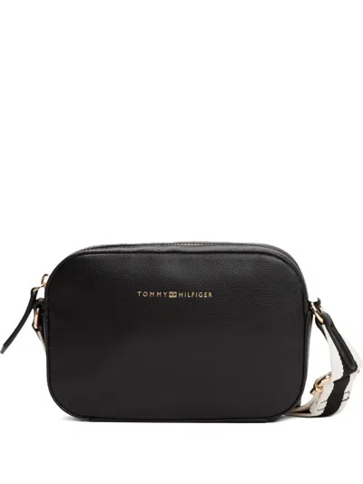 Tommy Hilfiger Logo-lettering Camera Bag In Black