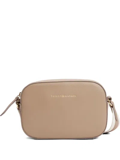 Tommy Hilfiger Logo-lettering Camera Bag In Neutral