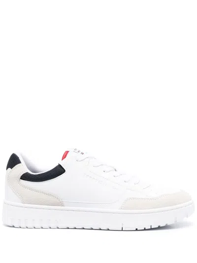 TOMMY HILFIGER LOGO LOW-TOP LACE-UP SNEAKERS