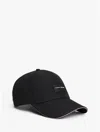 Tommy Hilfiger Logo Patch Baseball Cap In Black