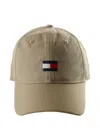 Tommy Hilfiger Logo-patch Cap In Brown