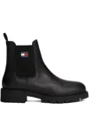 Tommy Hilfiger Logo-patch Chelsea Boots In Multi