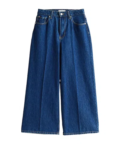 TOMMY HILFIGER LOGO-PATCH JEANS
