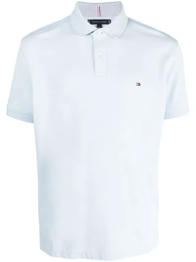 Tommy Hilfiger Logo-patch Polo Shirt In Multi