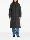 Tommy Hilfiger Logo-patch Puffer Coat In Black