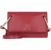 Tommy Hilfiger Logo Plaque Chic Red Shoulder Bag In Red