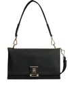 Tommy Hilfiger Logo Plaque Crossbody Bag In Black