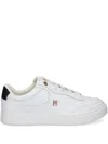 Tommy Hilfiger Logo Plaque Trainers In White