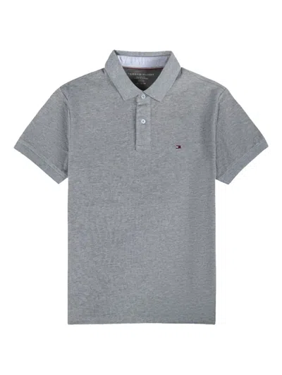 Tommy Hilfiger Logo Polo Shirt In Gold