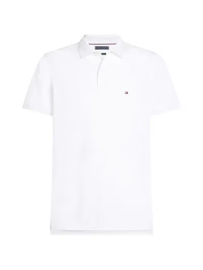 Tommy Hilfiger Logo Polo Shirt In White