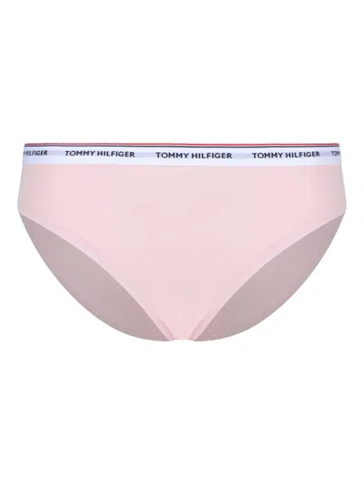 Tommy Hilfiger Logo-print Brief In Pink
