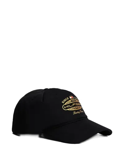 TOMMY HILFIGER LOGO-PRINT CAP