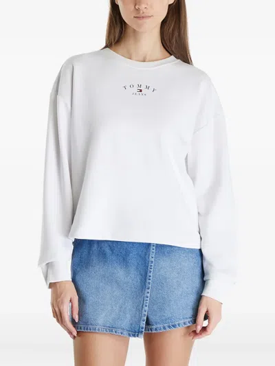 Tommy Hilfiger Logo-print Crew-neck Sweatshirt