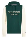 Tommy Hilfiger Man Sweatshirt Dark Green Size L Cotton