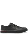 Tommy Hilfiger Logo-print Sneakers In Black