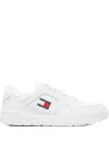 Tommy Hilfiger Color Block Sneakers With Preformed Sole In White