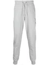 Tommy Hilfiger Logo-print Tapered Track Pants In Grey