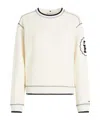 Tommy Hilfiger Regular Fit Woven Sweatshirt With Th Monogram In White