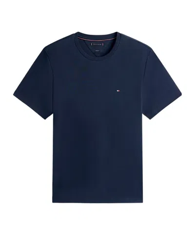 Tommy Hilfiger Logo Short Sleeve T-shirt In Blue