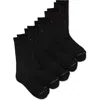 Tommy Hilfiger Logo Sneaker Assorted Liner Socks In Black