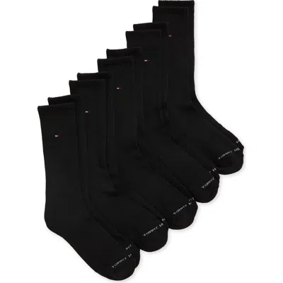 Tommy Hilfiger Logo Sneaker Assorted Liner Socks In Black